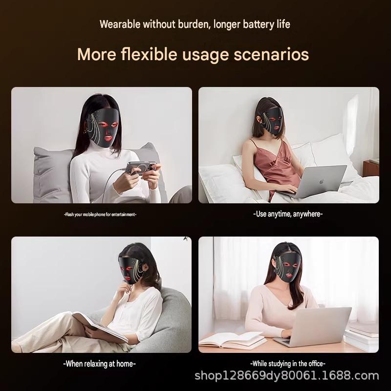 LED red and blue light Therapy Mask