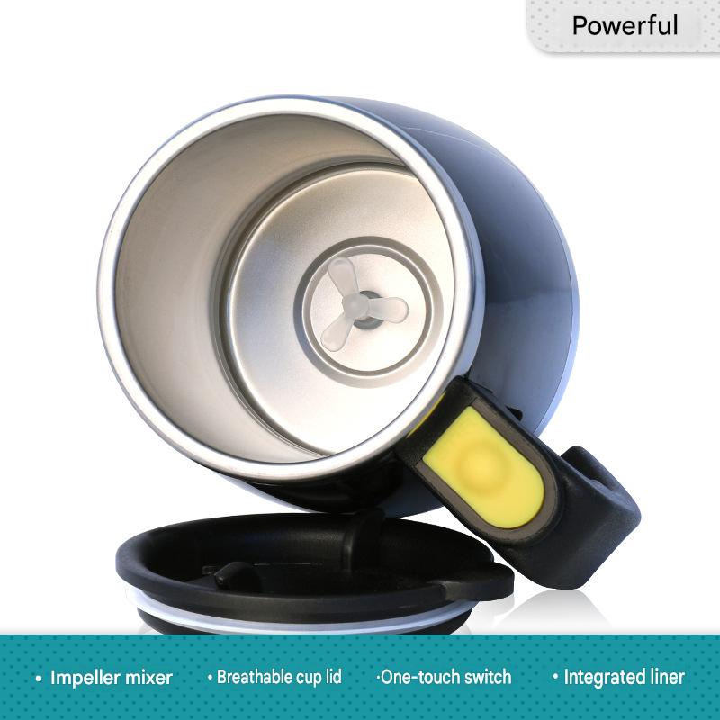 Automatic stirring cup coffee cup