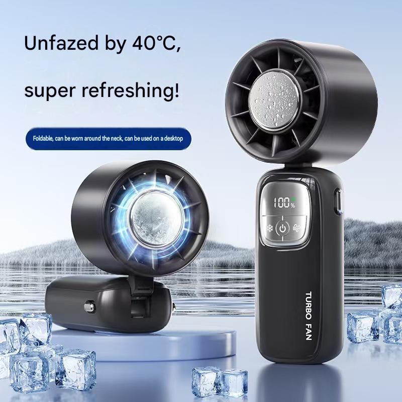 Semiconductor cooling handheld fan