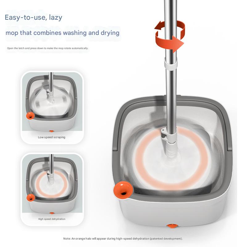 Square Spin Mop Bucket Set