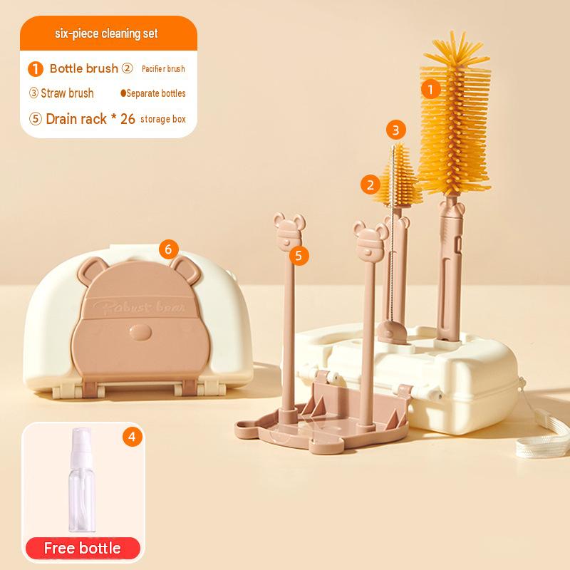 Travel Bottle Brush Kit