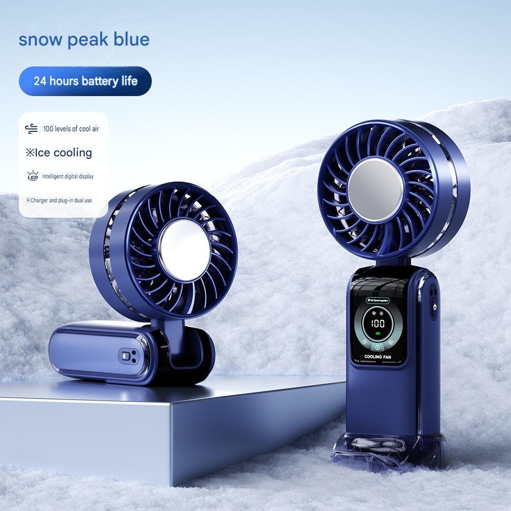 Semiconductor cooling handheld fan