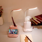 Multifunctional fan desk lamp