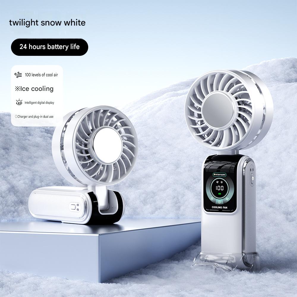 Semiconductor cooling handheld fan