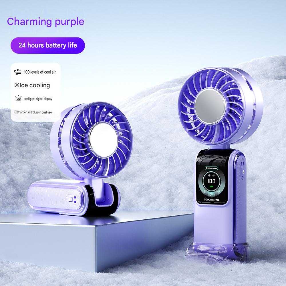 Semiconductor cooling handheld fan