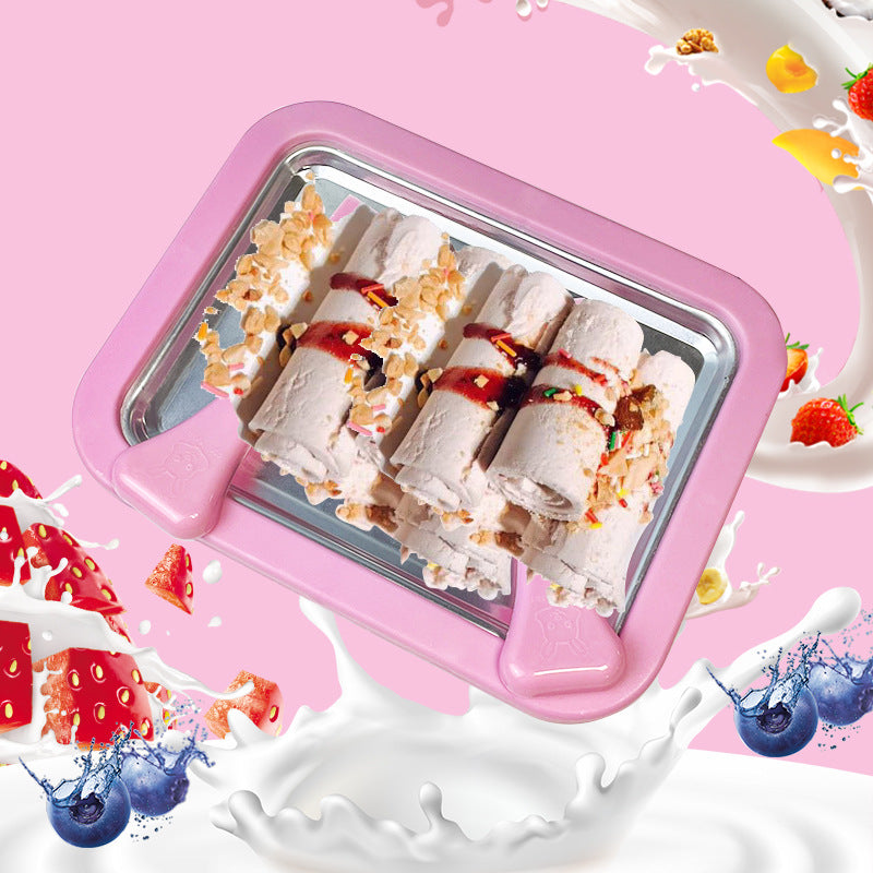 summer mini fried ice machine
