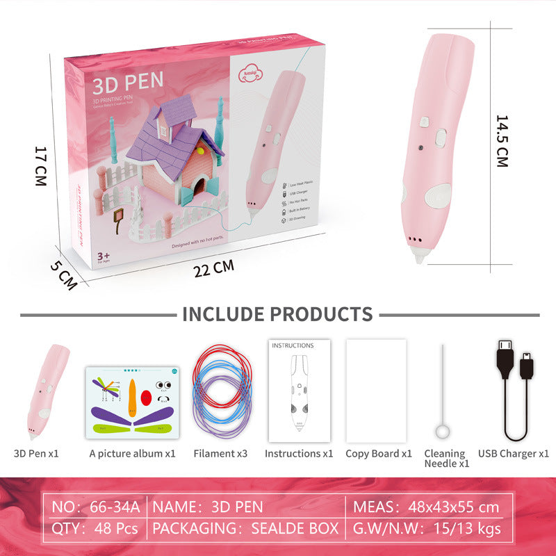 Non-Scalding 3D Printing Pen