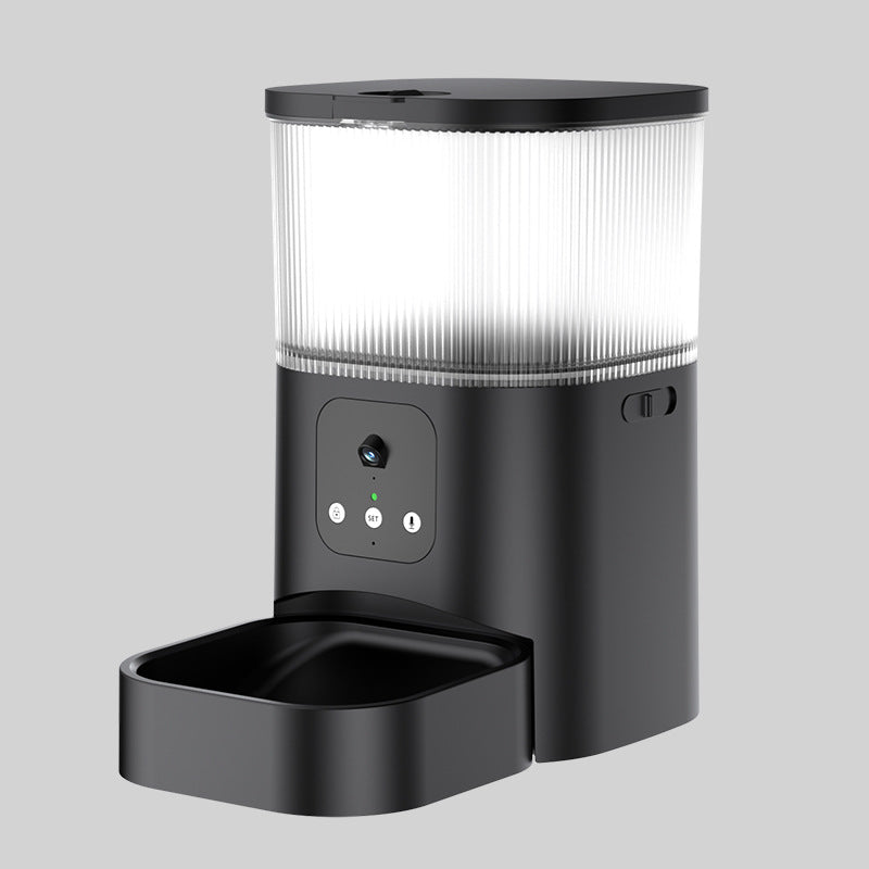 Pet intelligent automatic feeder (voice and video feeding machine)