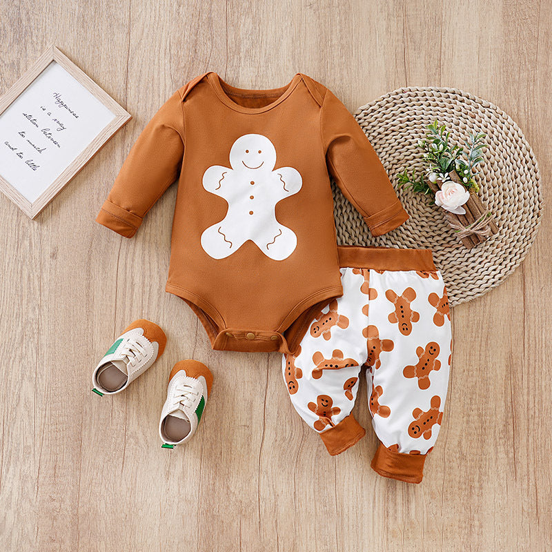 Christmas newborn crawling clothes