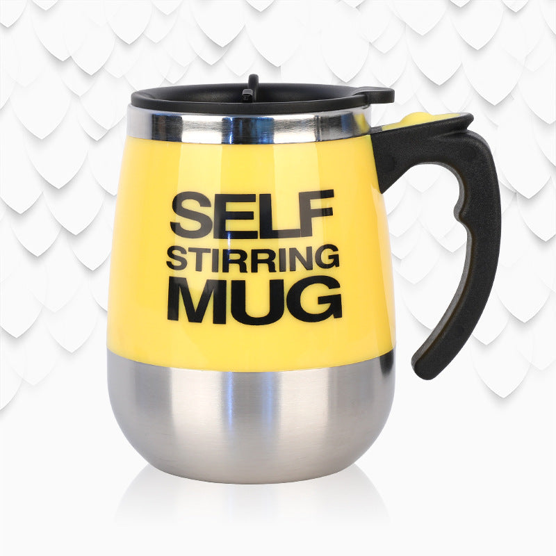 Automatic stirring cup coffee cup