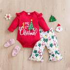 Christmas newborn crawling clothes