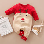 Christmas newborn crawling clothes