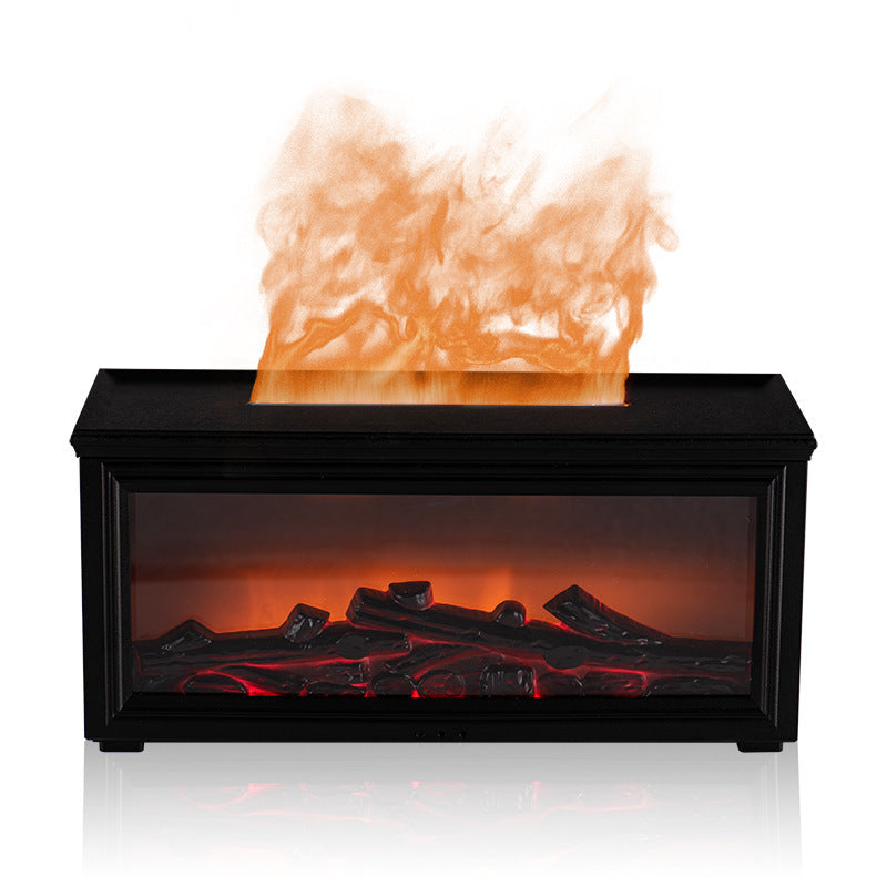 Black Flame Fireplace Humidifier on a white background