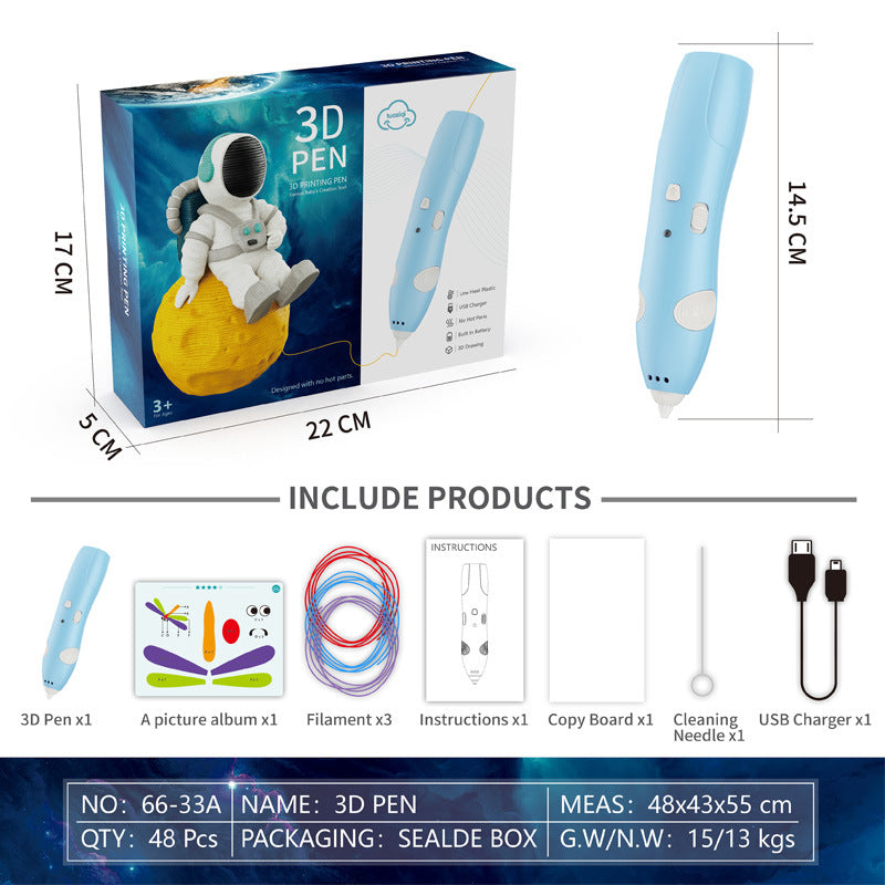 Non-Scalding 3D Printing Pen
