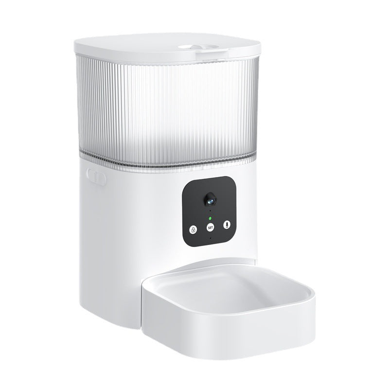 Pet intelligent automatic feeder (voice and video feeding machine)