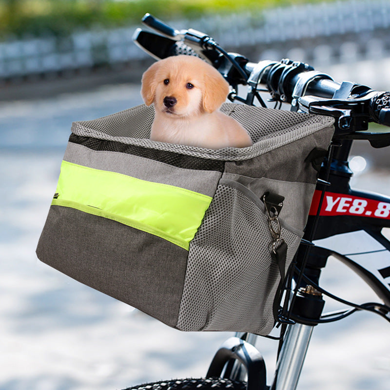 Pet bag bicycle basket