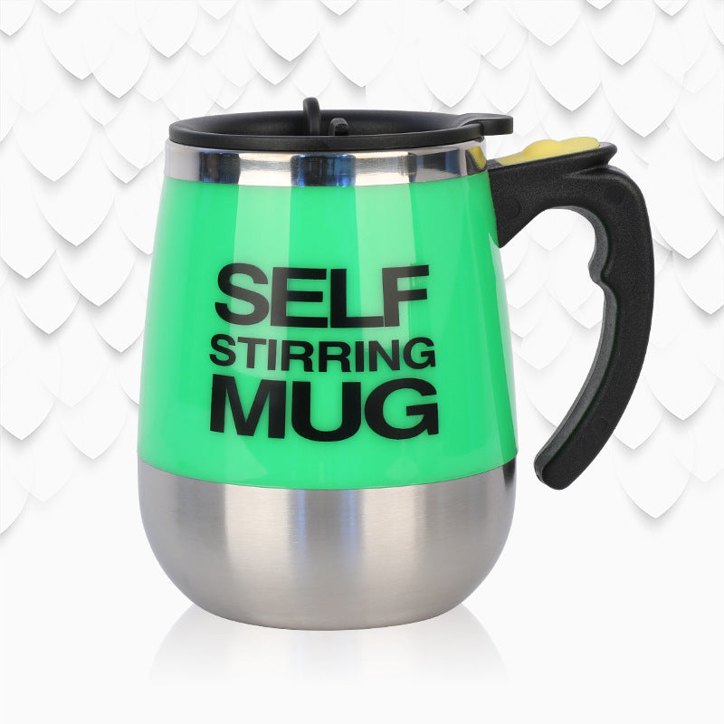 Automatic stirring cup coffee cup