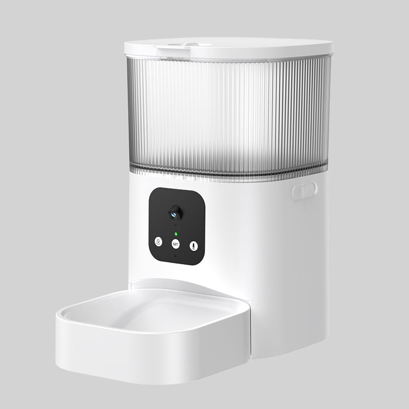 Pet intelligent automatic feeder (voice and video feeding machine)