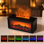 Black Flame Fireplace Humidifier featuring six color options below.
