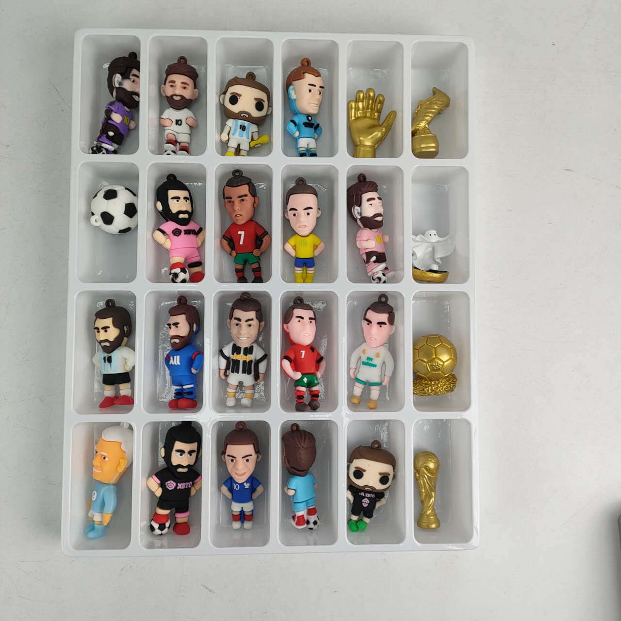 World Cup PVC football star figurines