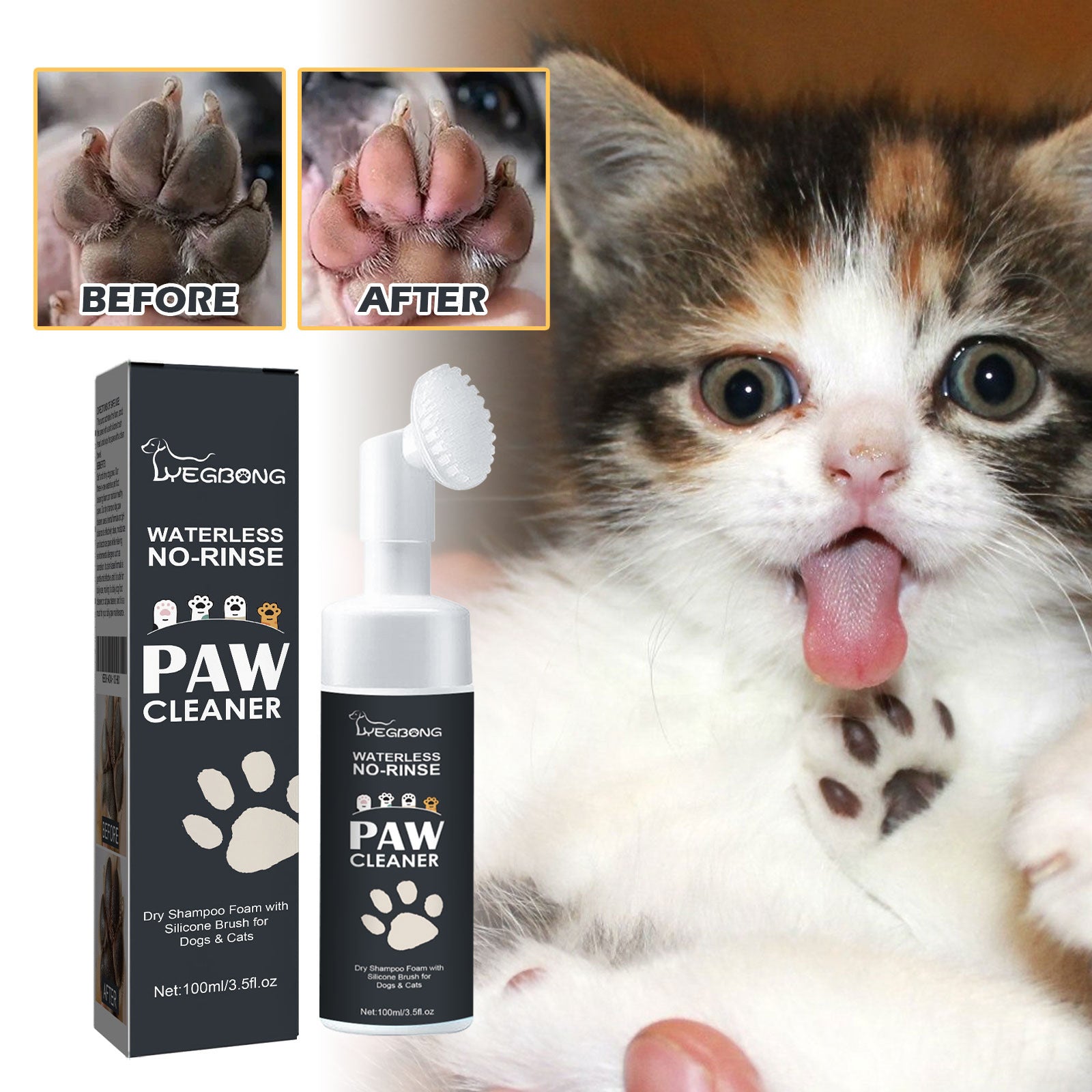 Pet Paw Cleaner Foam