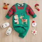 Christmas newborn crawling clothes