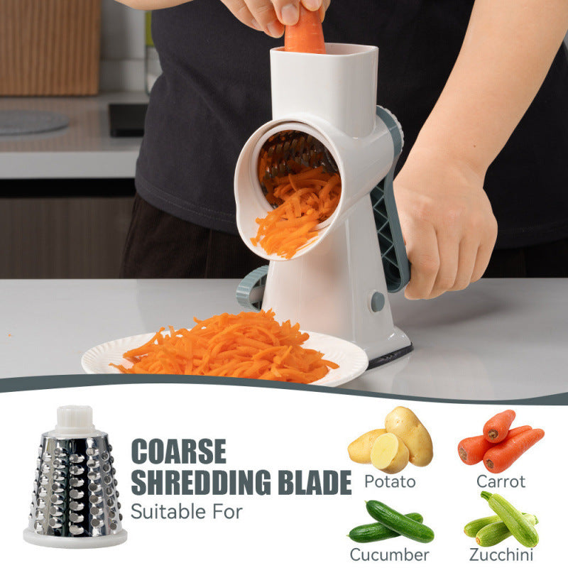 Multifunctional Hand Rock Cylinder Vegetable Cutter