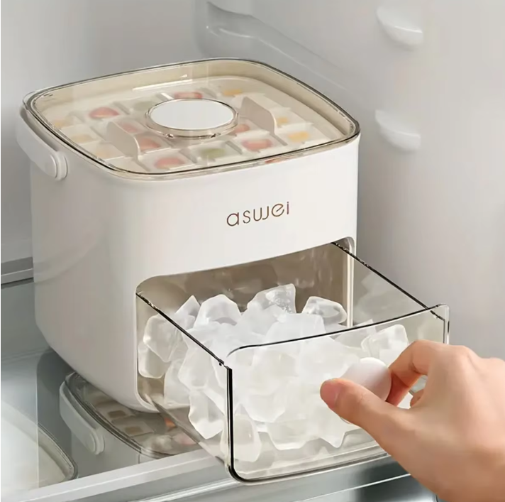 Press Type Ice Cube Molder