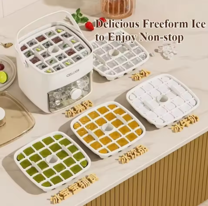 Press Type Ice Cube Molder