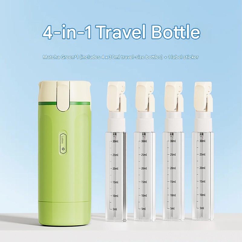 4-in-1 travel-sized bottle