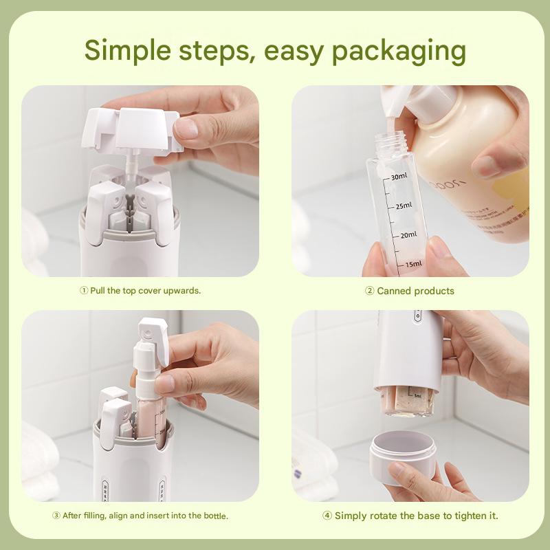 4-in-1 travel-sized bottle