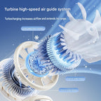 Semiconductor cooling handheld fan