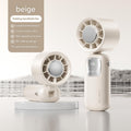 Semiconductor cooling handheld fan