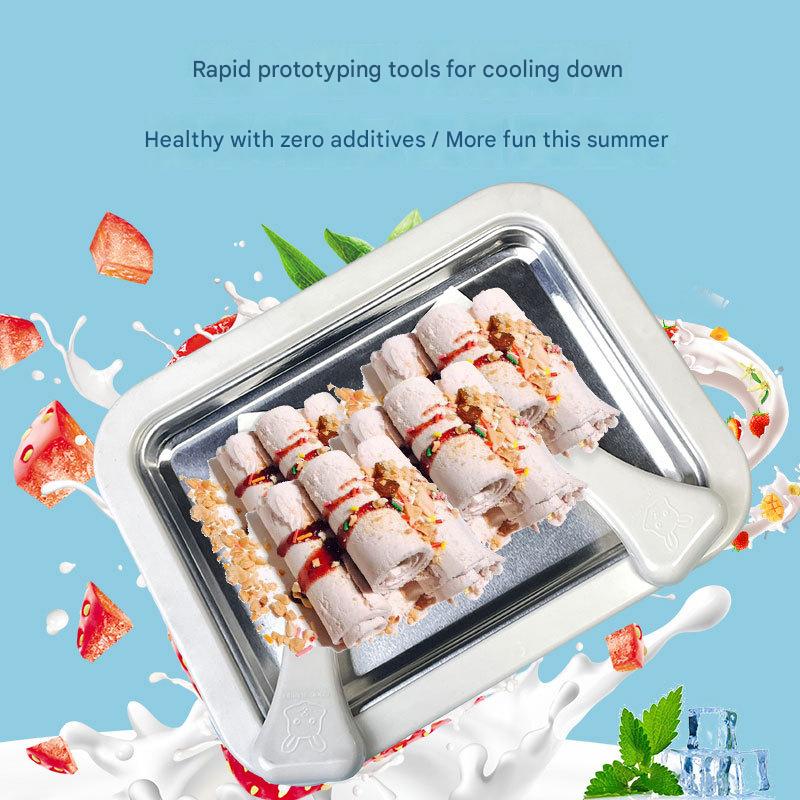 summer mini fried ice machine
