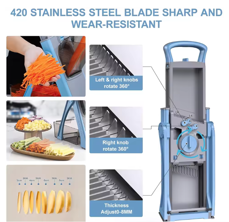Multifunctional Vegetable Cutter Grater