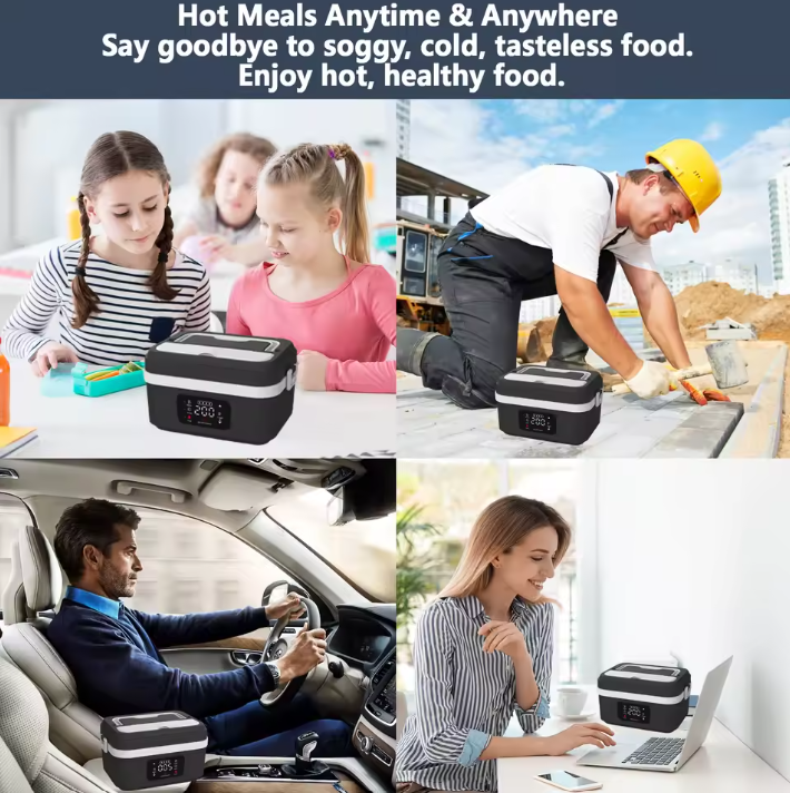 Rechargeable Food Heater with LCD