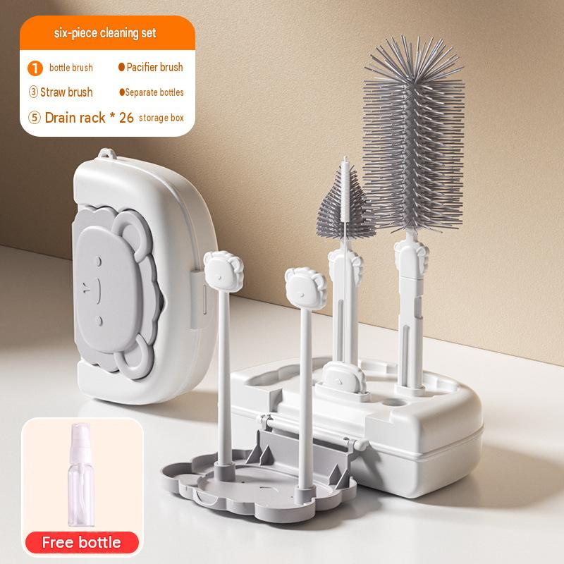 Travel Bottle Brush Kit