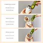 Three-in-one U-shaped cup brush
